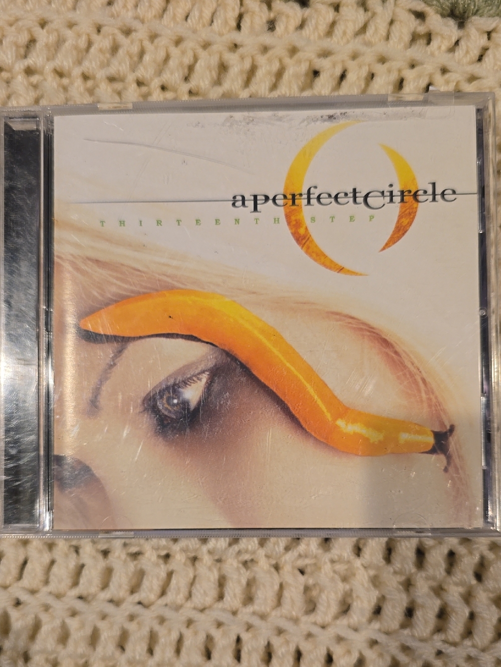 A Perfect Circle "Thirteenth Step" CD - White & Yellow Artwork, 2003